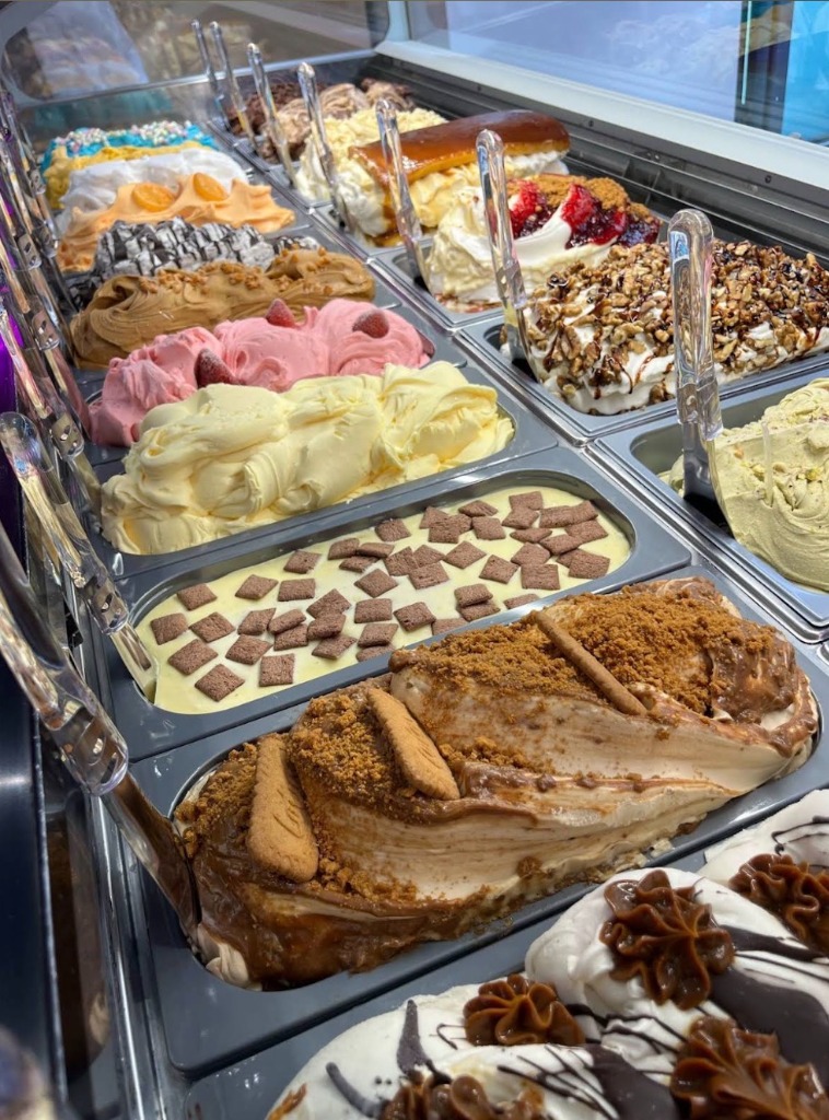 Variedad de helados artesanales
